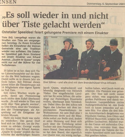 Gründung Theatergruppe